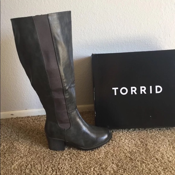 torrid grey boots